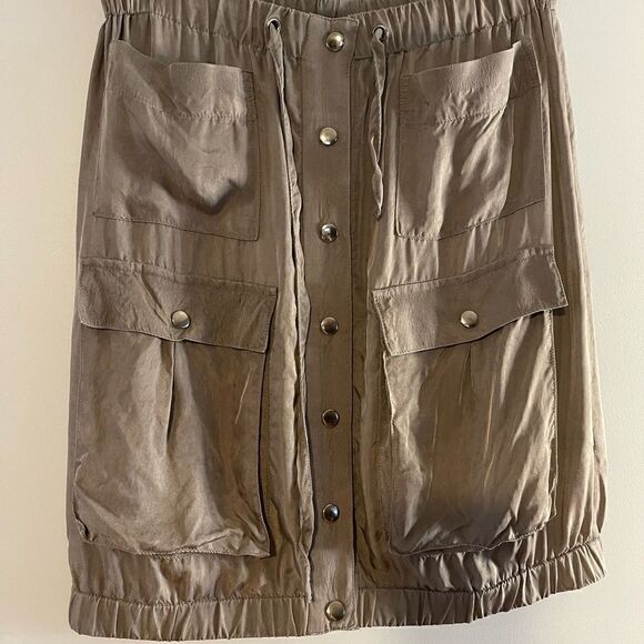 Club Monaco Camille (Cupro) Mini Skirt - Picture 6 of 15